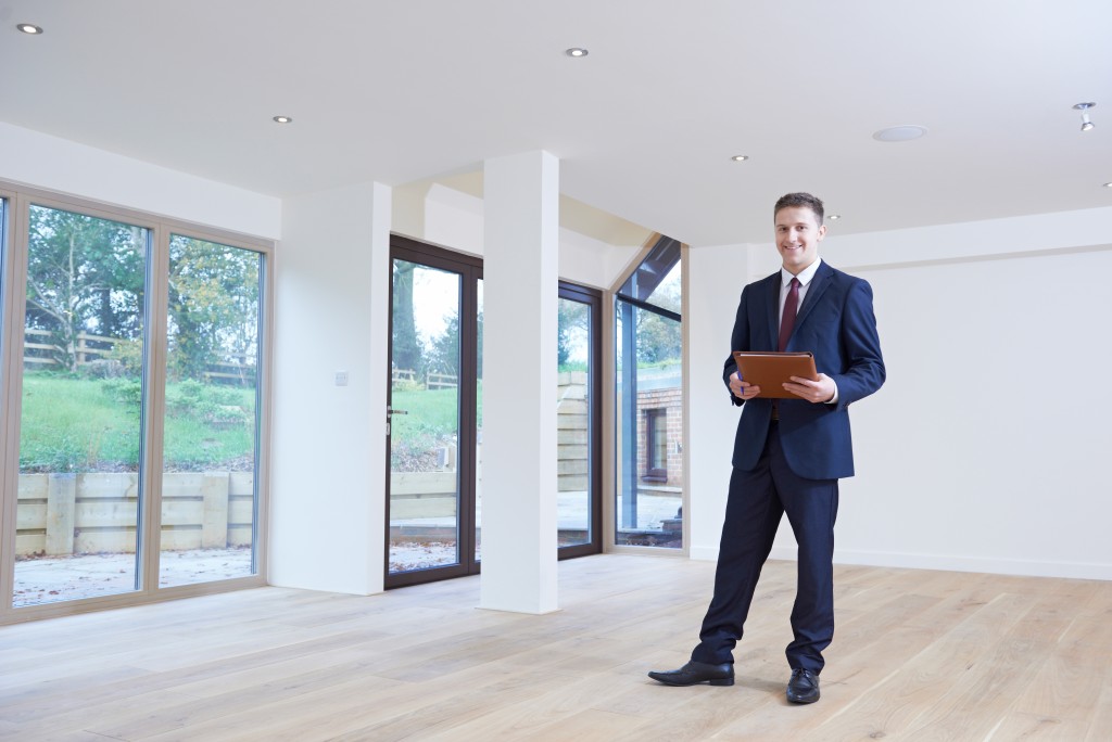 Property solicitor at an empty house