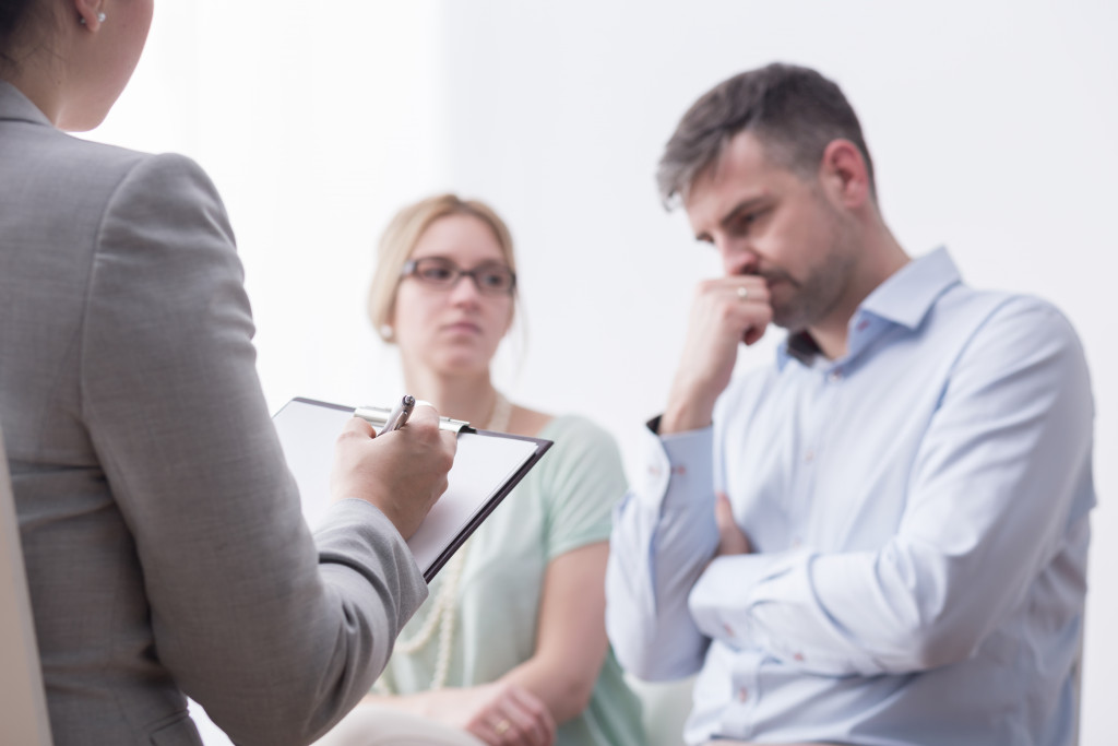 couple in therapy