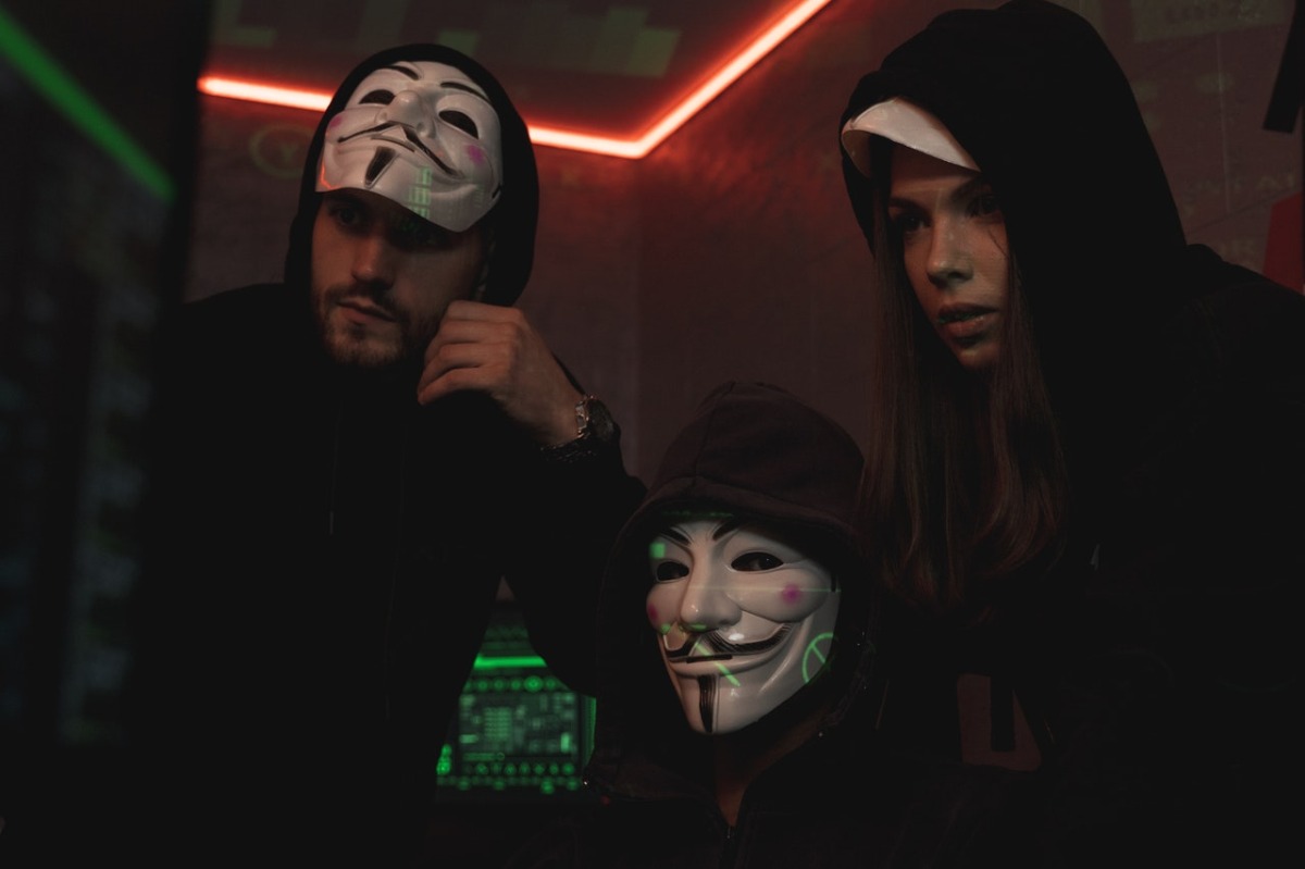 three hackers