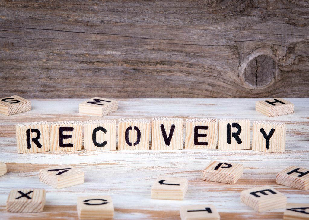 recovery letter tiles