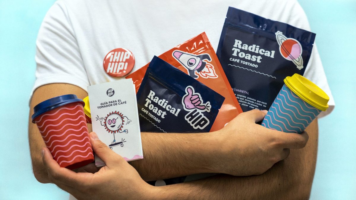 Person holding variety of packed goods