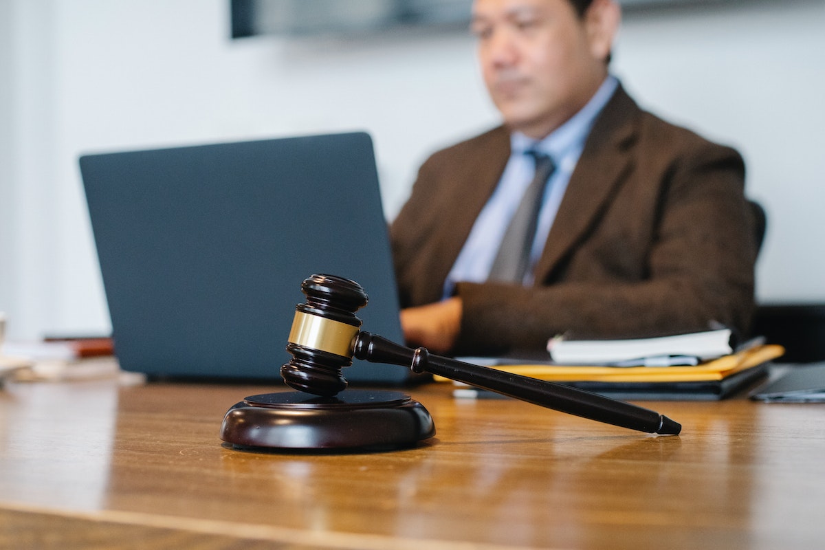 attorney on his desk