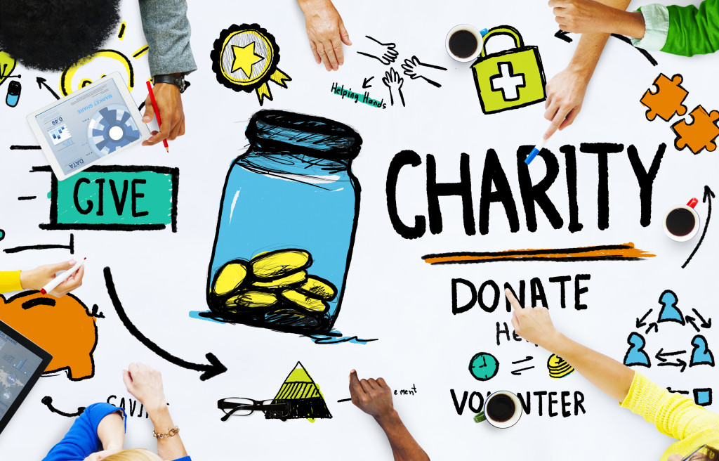 charity donation poster