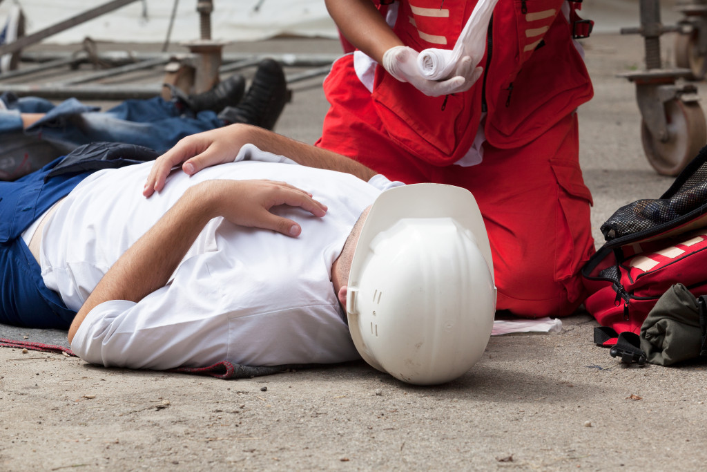 Emergency training for first aid 
