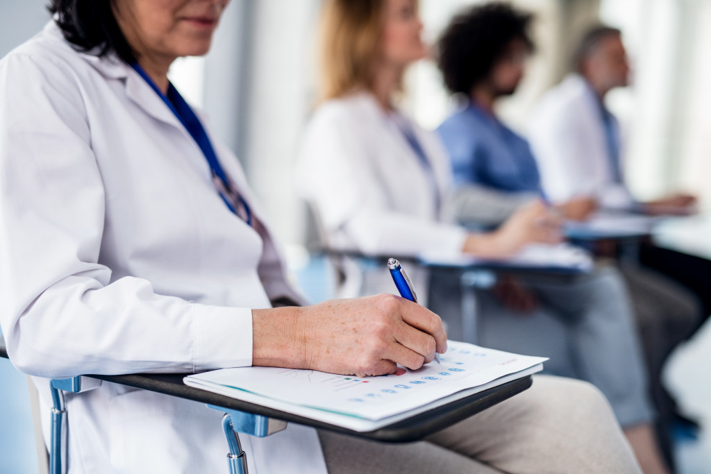 group of doctors on conference