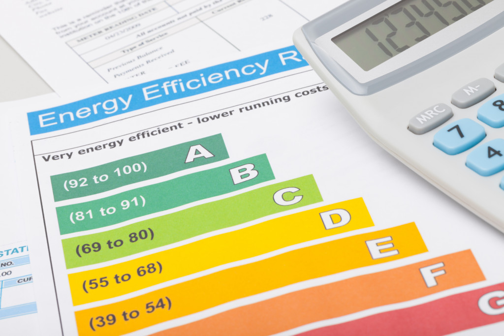energy efficiency rate form and a calculator